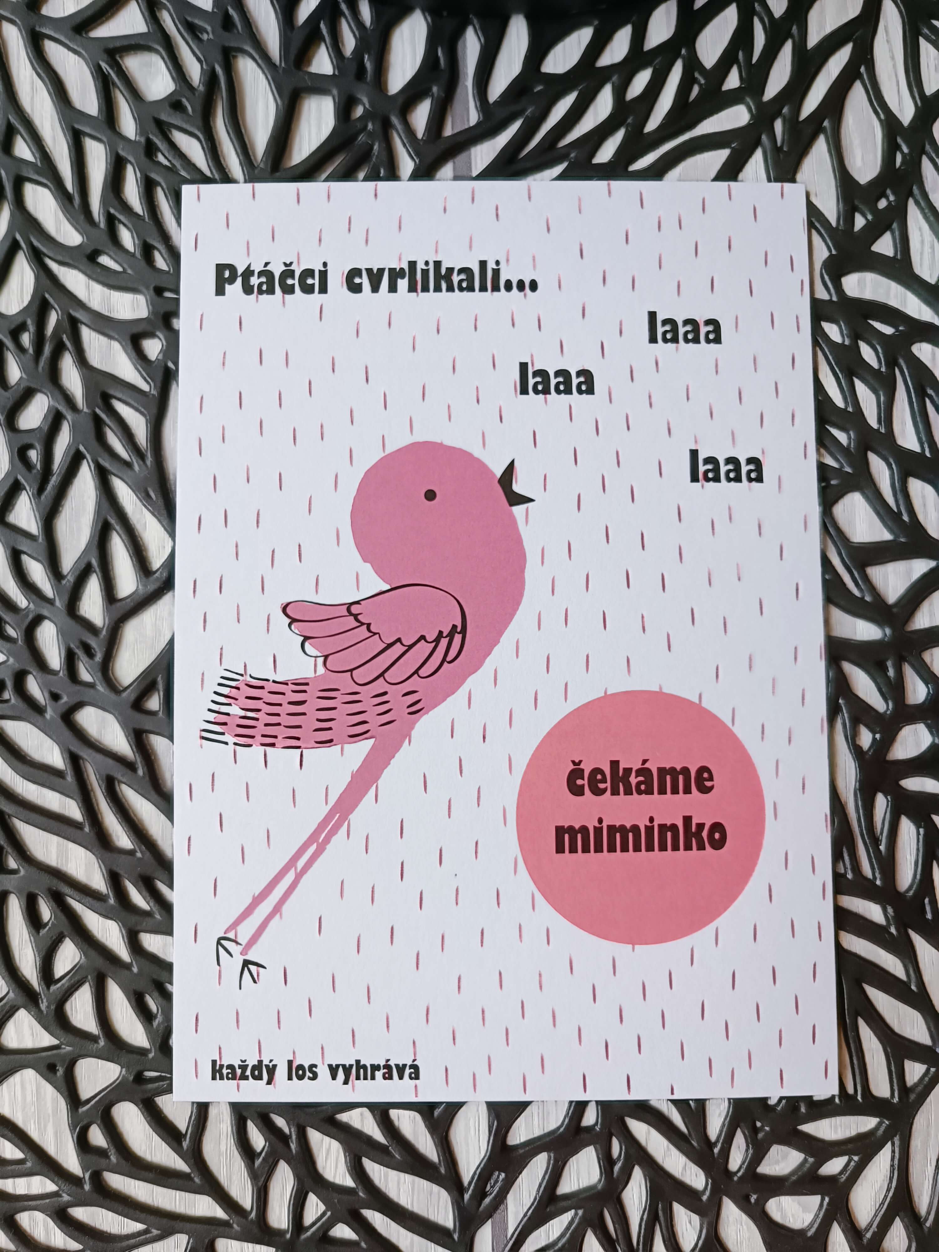Stírací los Ptáčci cvrlikali - Čekáme miminko