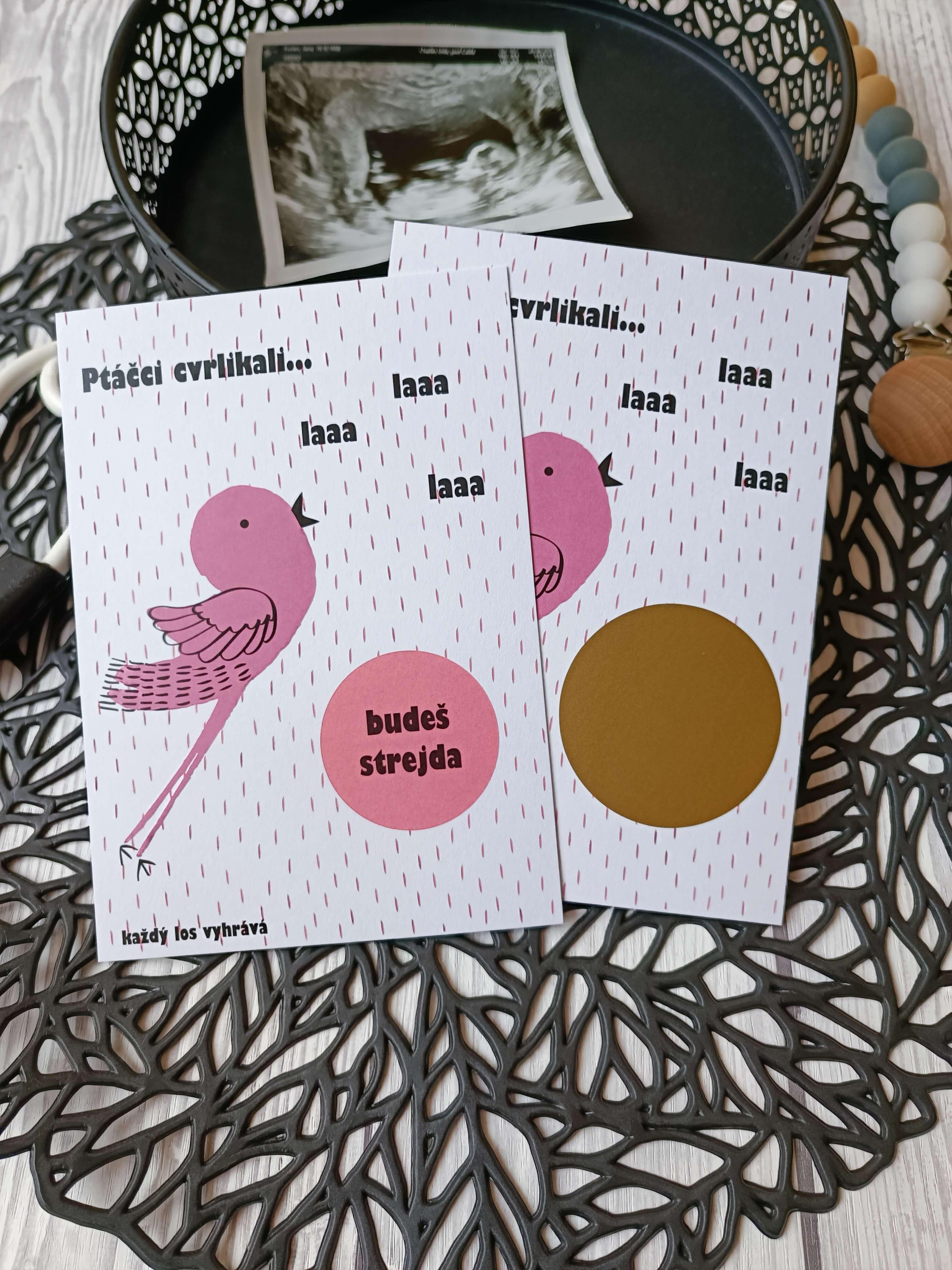 Stírací los Ptáčci cvrlikali - Budeš strejda
