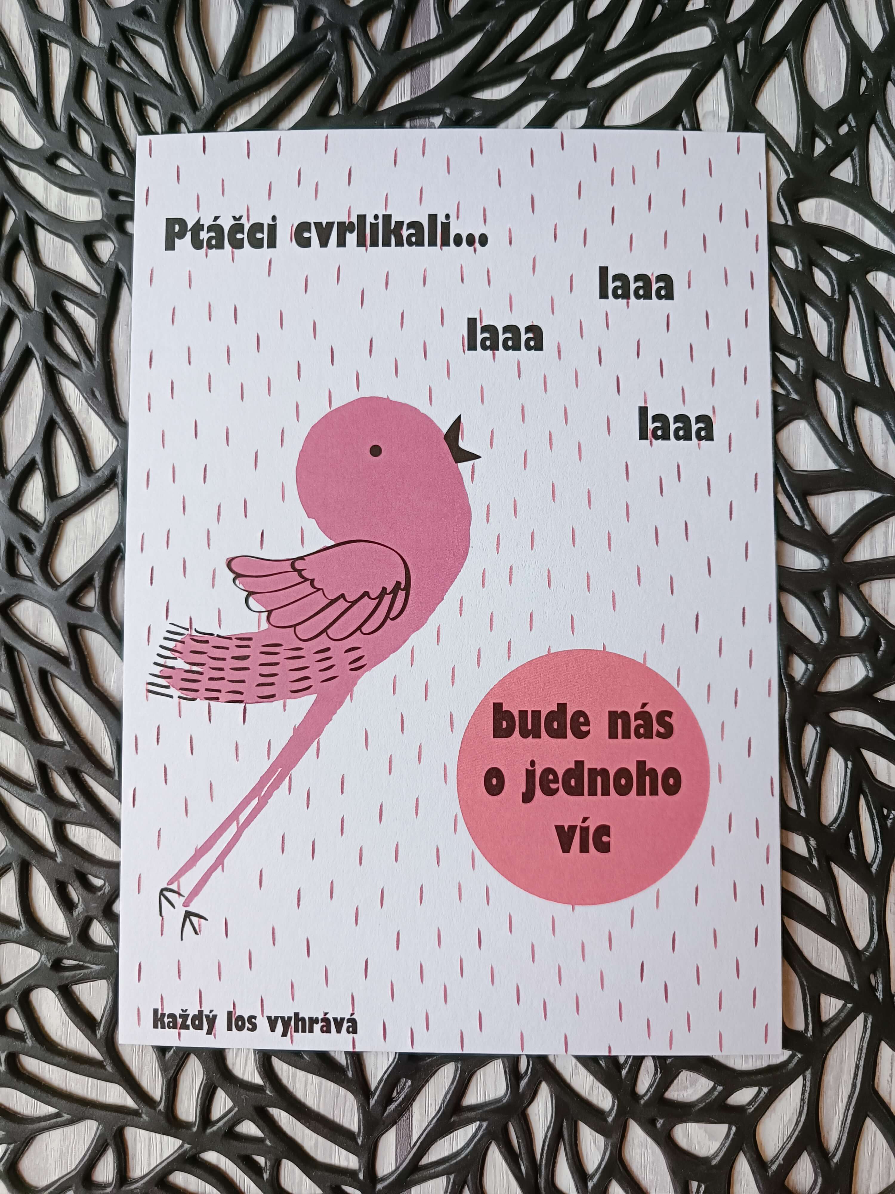 Stírací los Ptáčci cvrlikali - Bude nás o jednoho víc