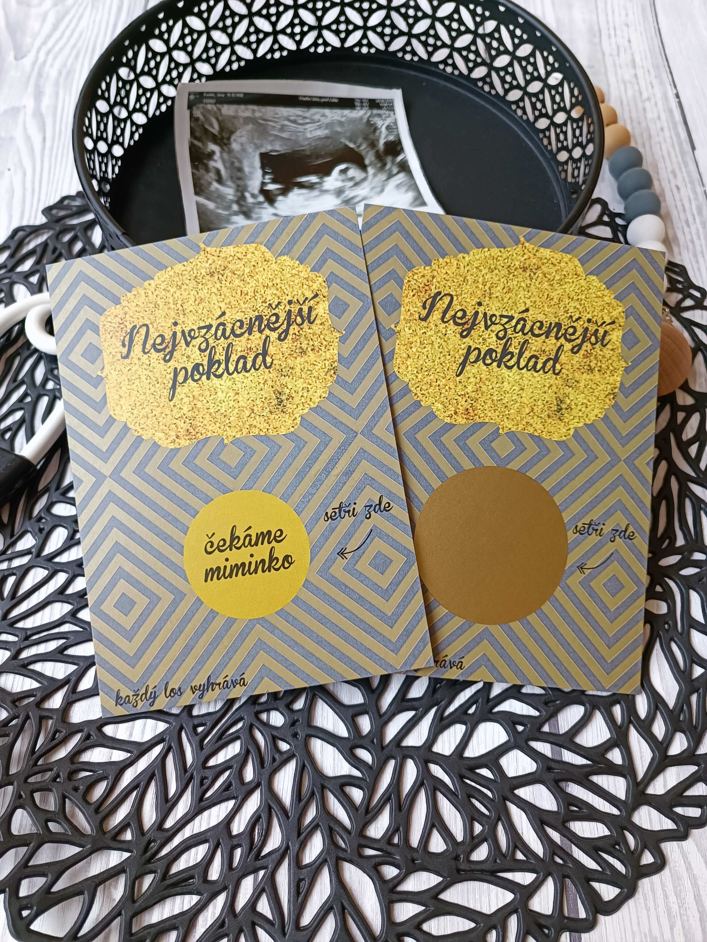 Stírací los Nejvzácnější poklad - Čekáme miminko