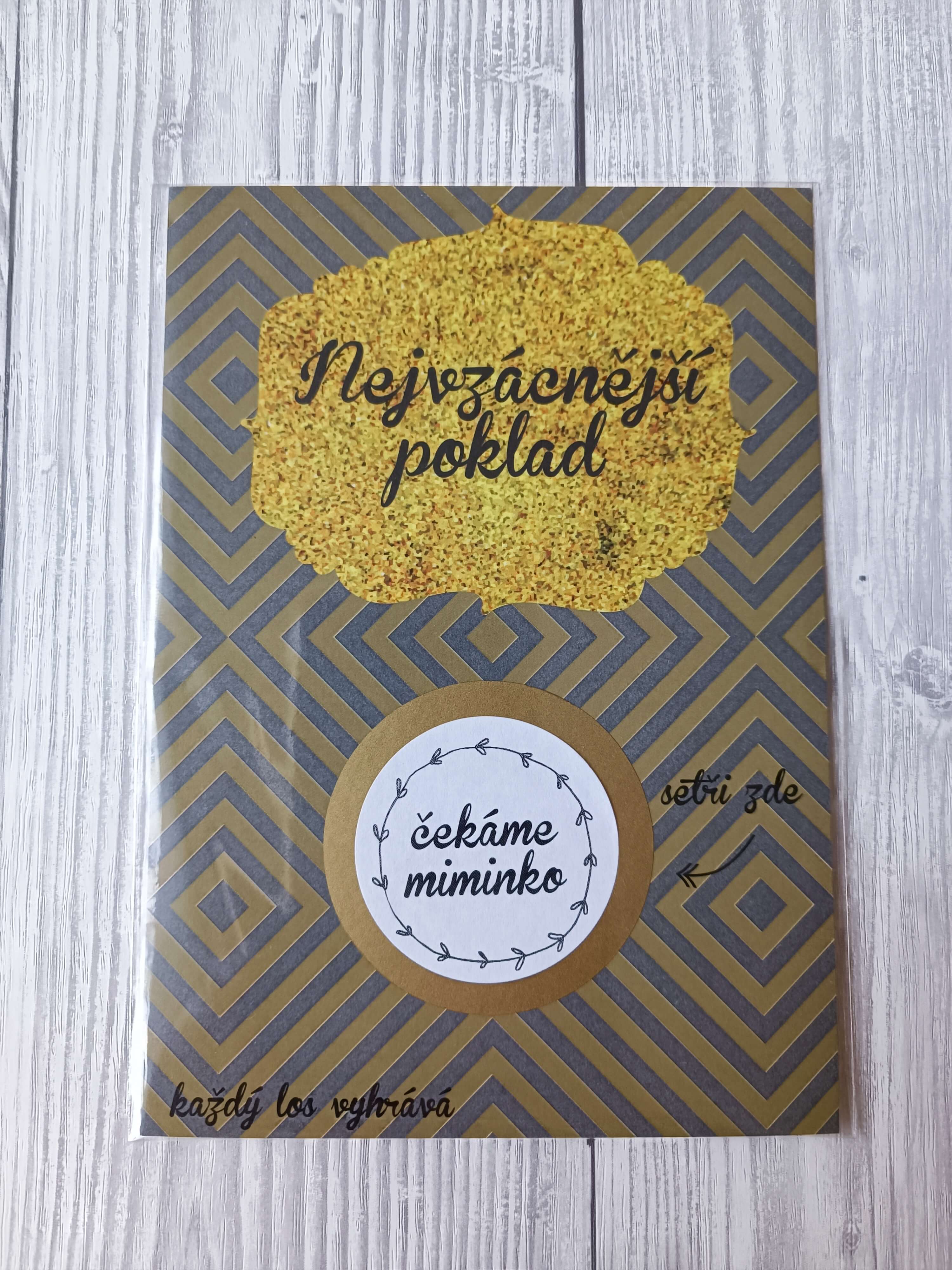Stírací los Nejvzácnější poklad - Čekáme dvojčátka