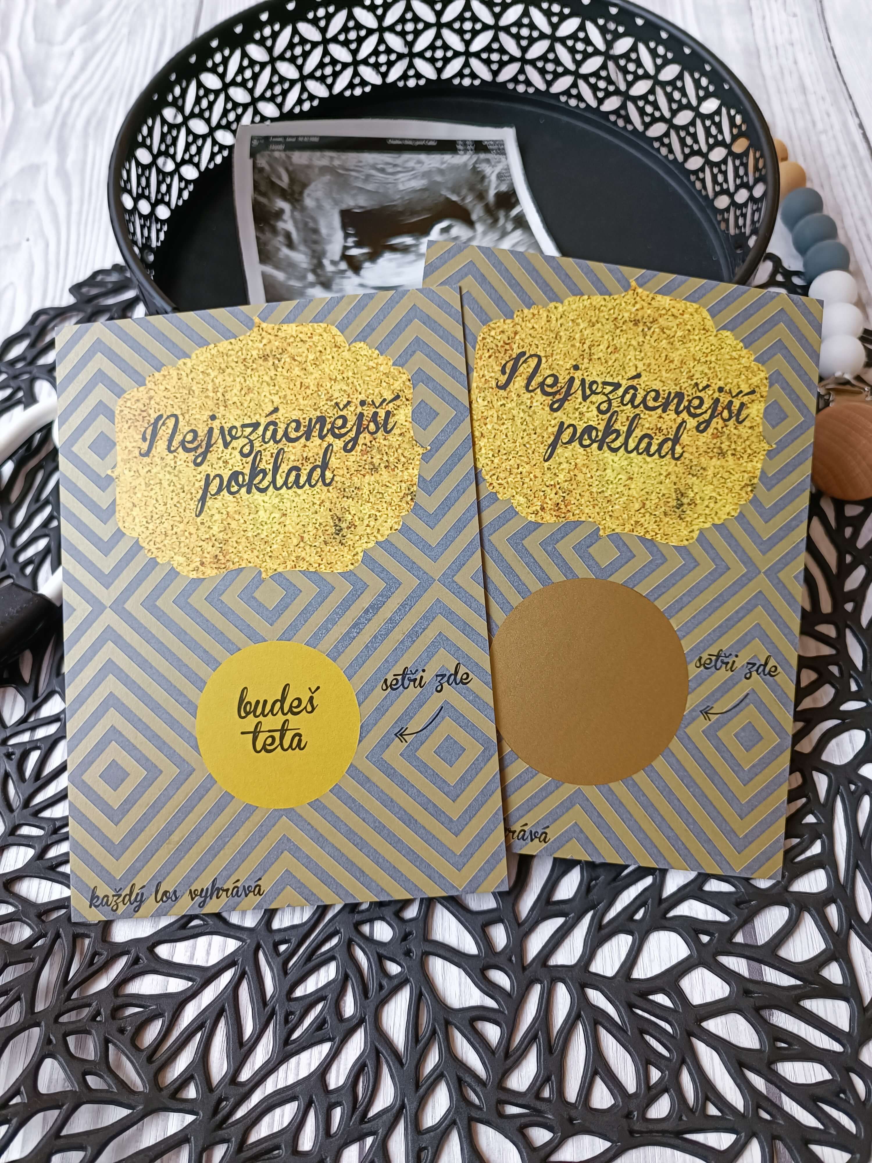 Stírací los Nejvzácnější poklad - Budeš teta