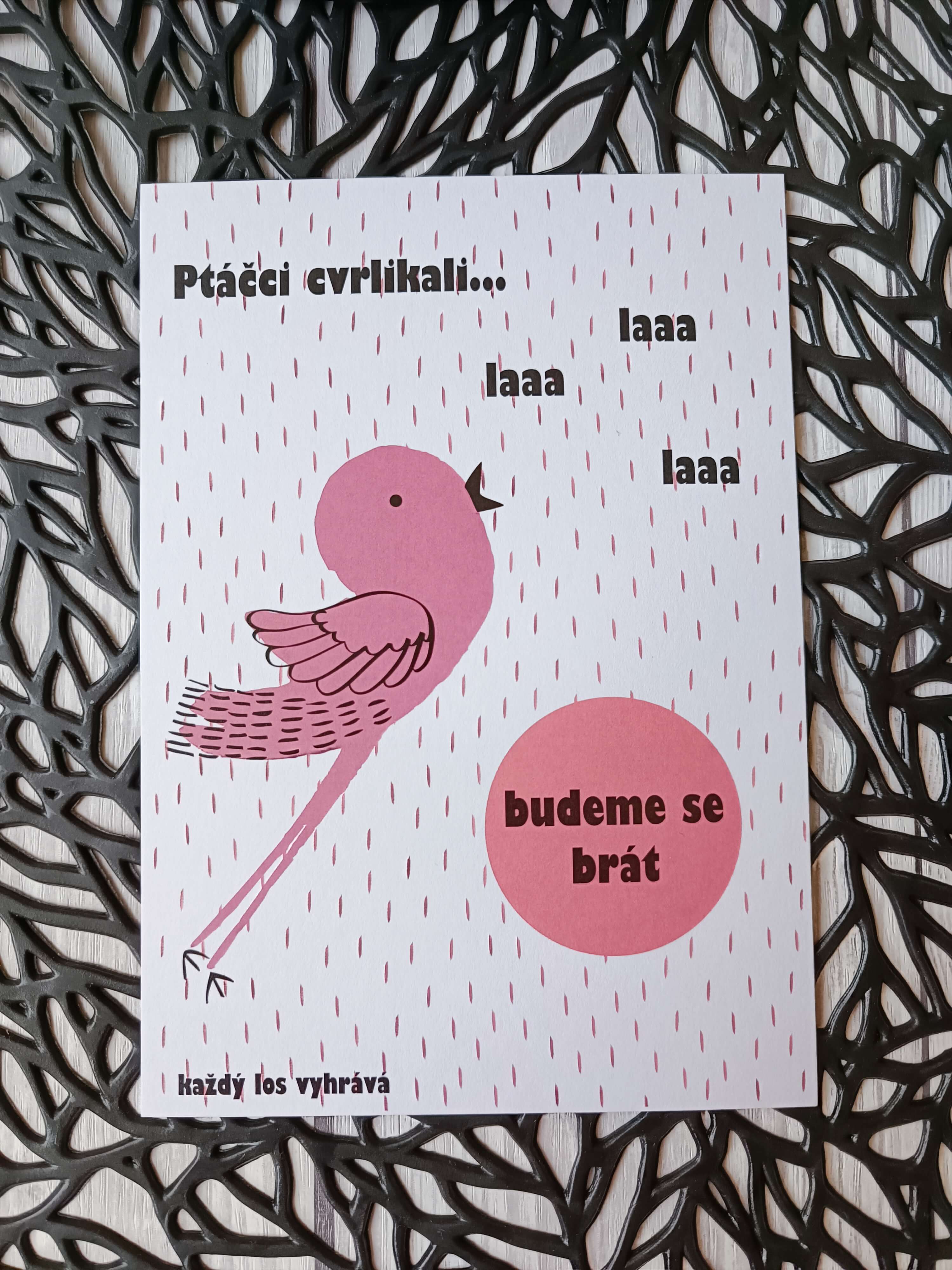 Stírací los Ptáčci cvrlikali - Budeme se brát