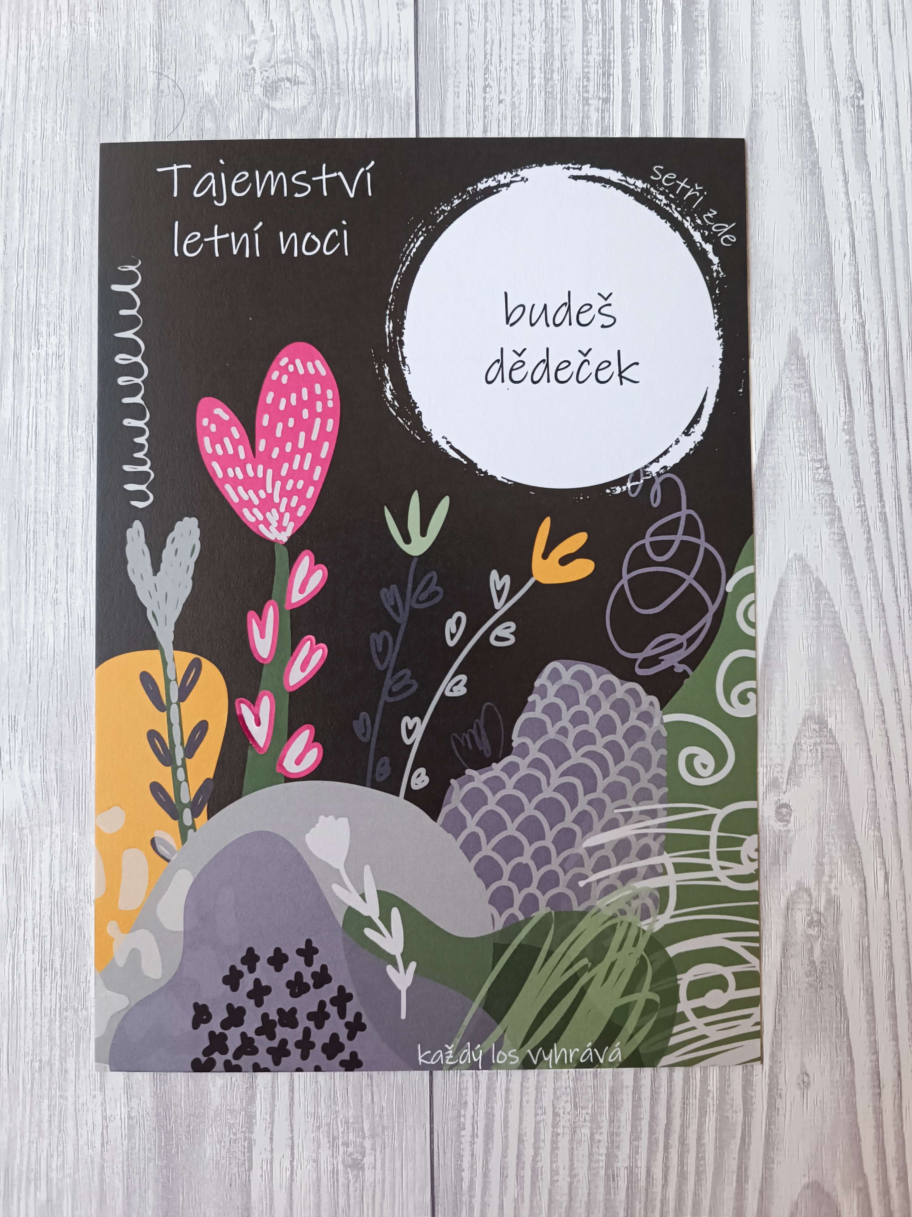 Stírací los Tajemství letní noci - Budeš dědeček